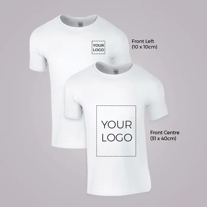 T Shirt print dimensions
