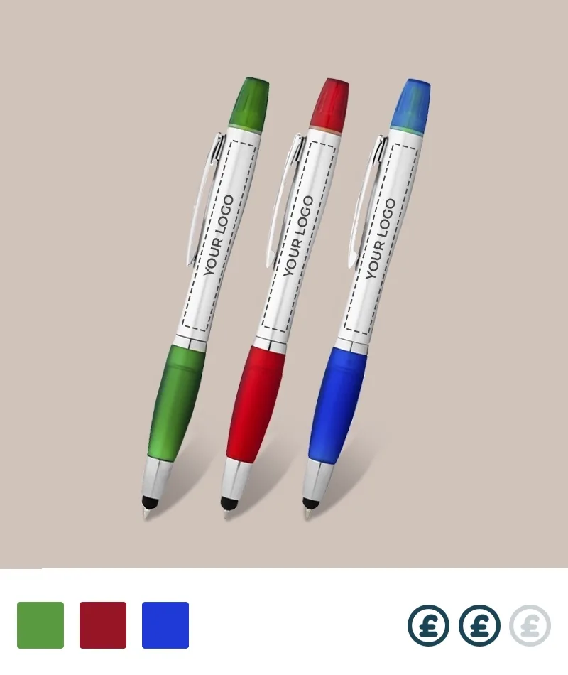 Nash Ballpoint Pen with Highlighter - custom printed