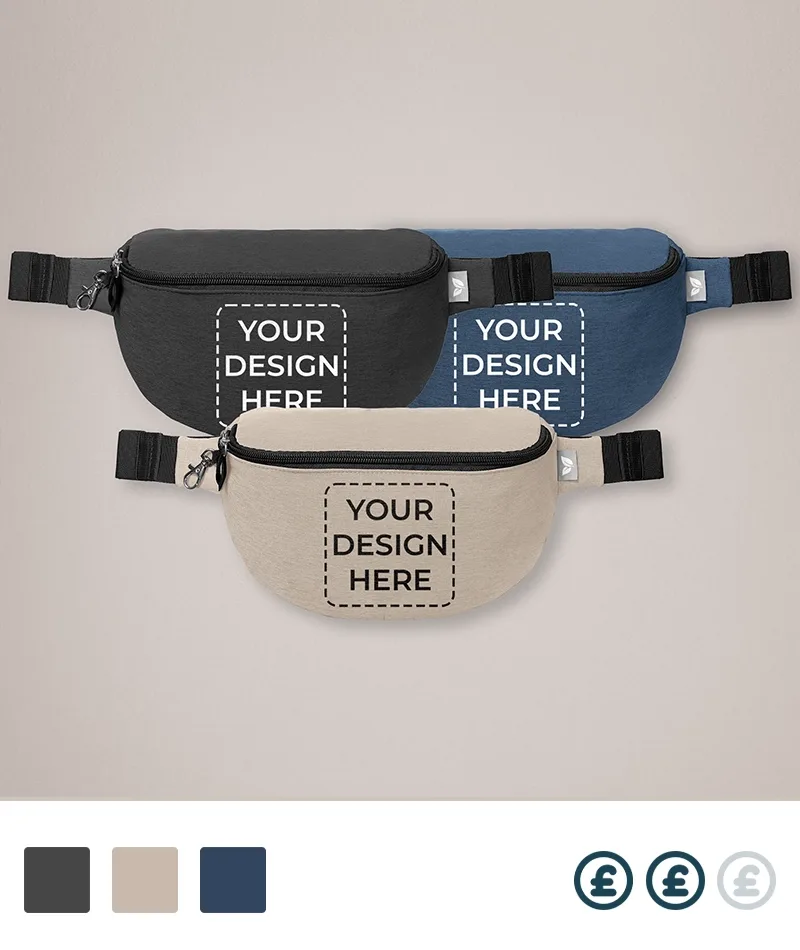 Branded Hook-Zip Waist Bag