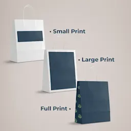 Paper Bag - Print Area Comparison Thumbnail