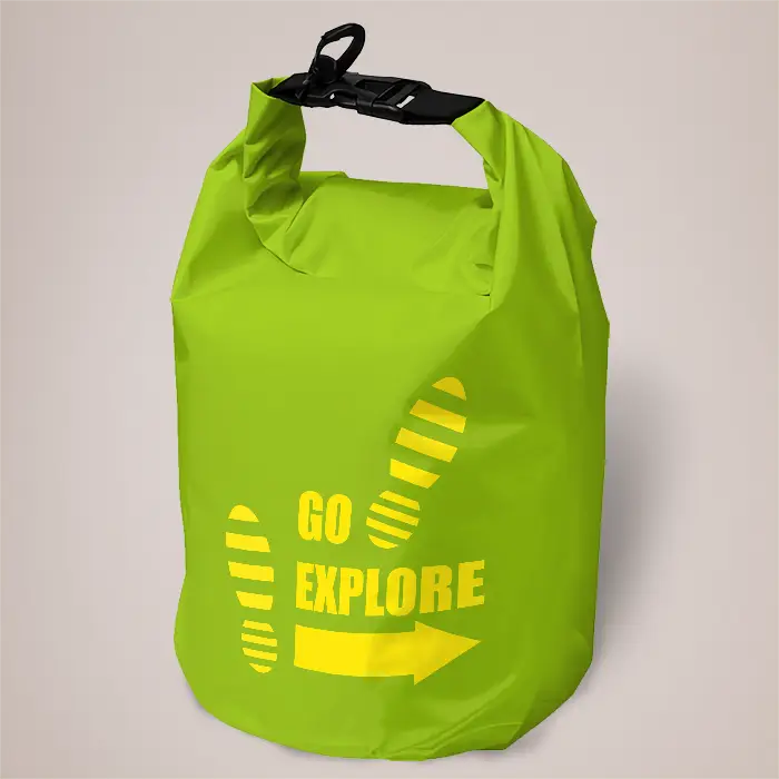 Survivor 5 litre waterproof roll-down bag - Green