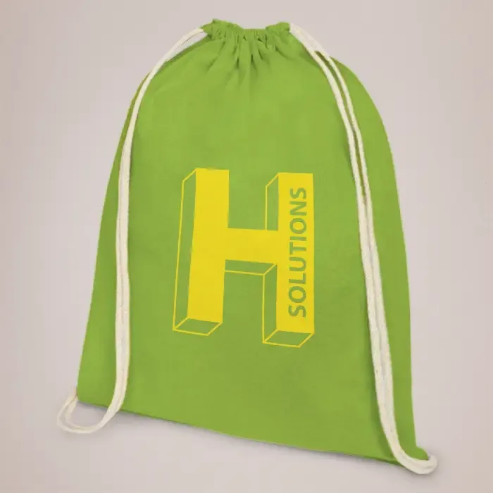 Oregon 100 g/mΒ² Cotton 5L Drawstring Backpack