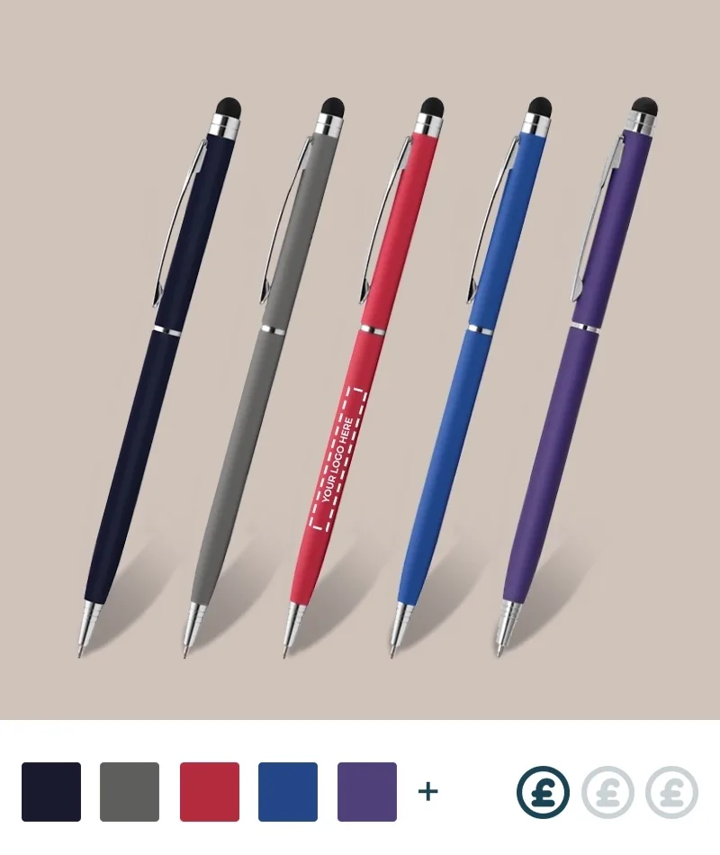 Custom Skene Soft Touch Stylus Pen