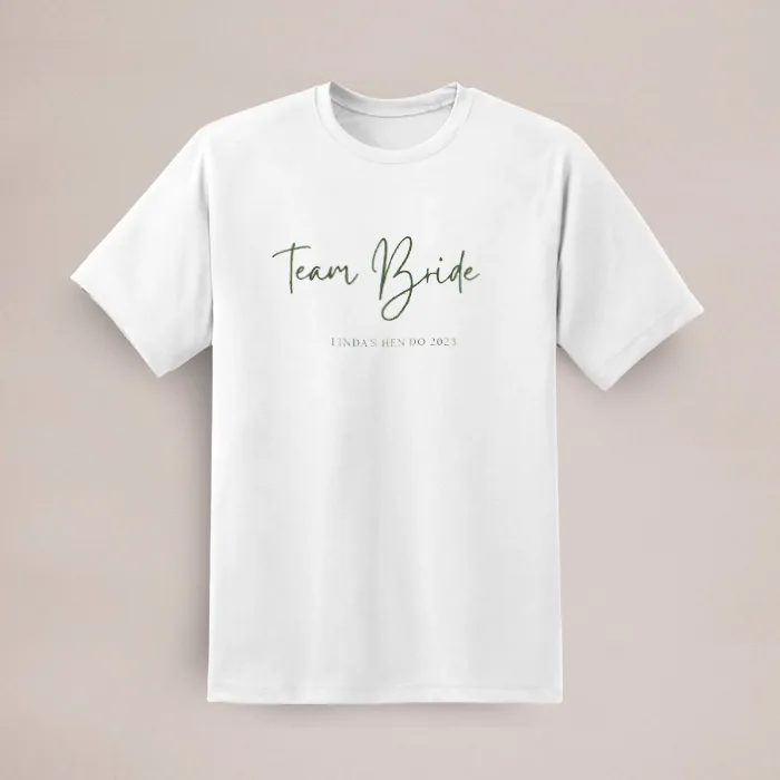 Team Bride or Team Groom T-shirts