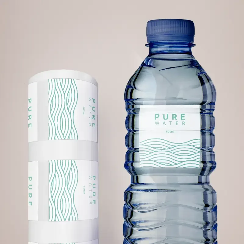 Square label - Deluxe transparent polypropylene