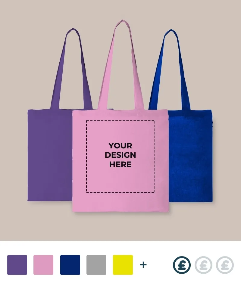 Custom Medium Weight Cotton Tote Bags product image