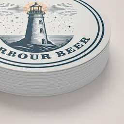 Circular beer mats Thumbnail