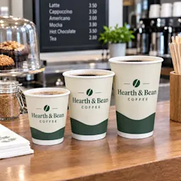 Branded paper cups for events Thumbnail