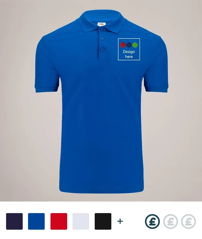 Mens Embroidered Polo Shirts - Category Image