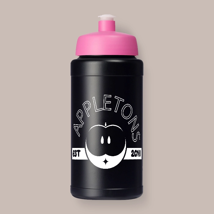 Simple branded sports bottle for clubs