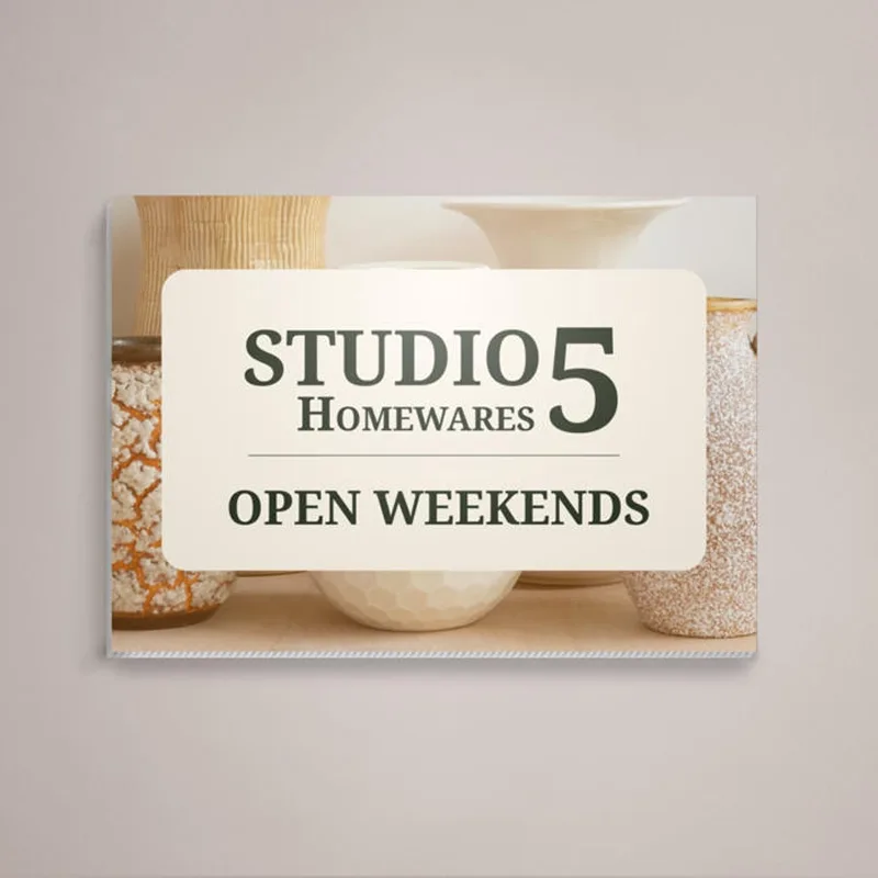 Printed Business Signage - Correx