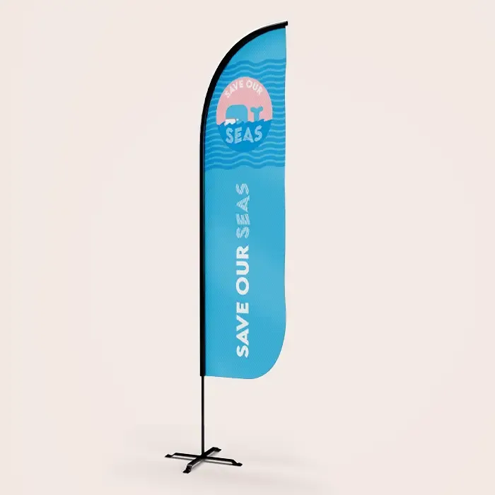 Advertising flags for charities