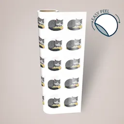 33cm Labels on a Roll | Recommended - Removable Coated Thumbnail