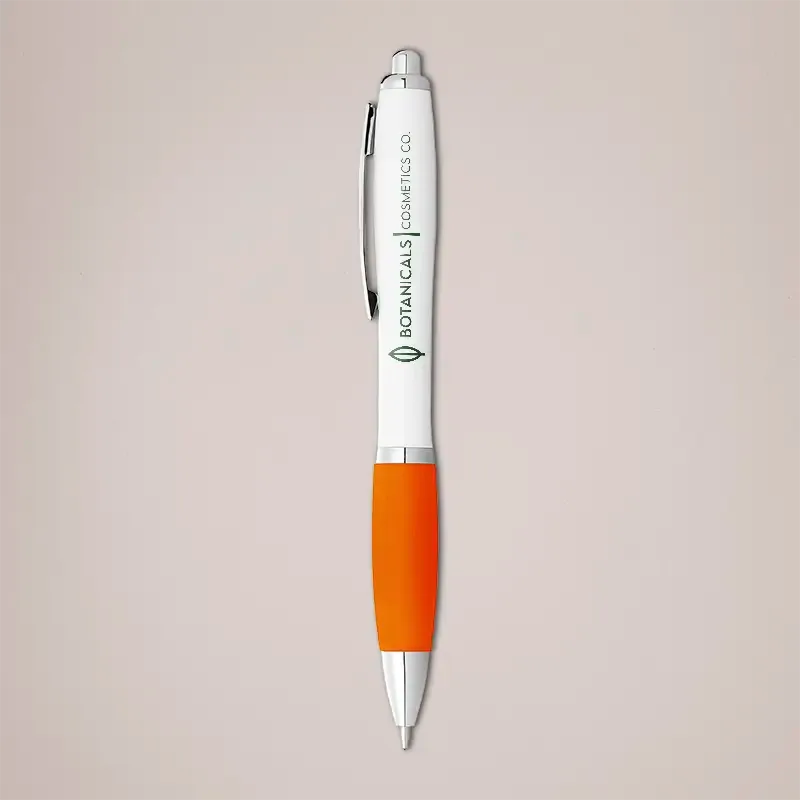 Printed pens - orange grip