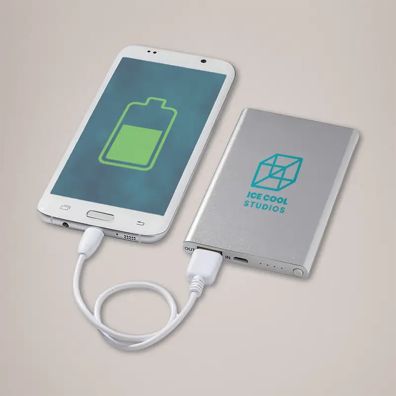 Custom Phone Charger - Silver