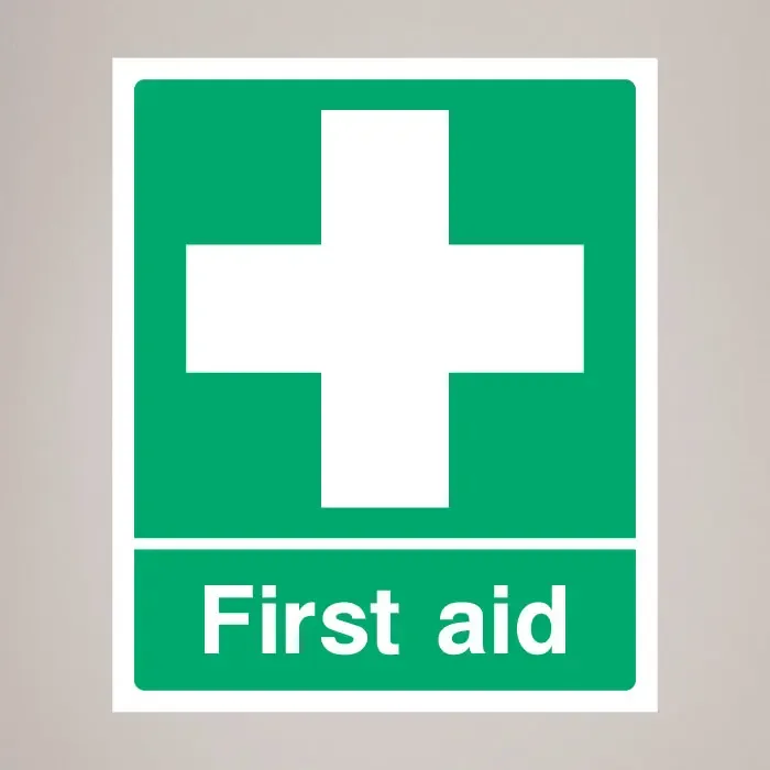 First Aid Safety Signage