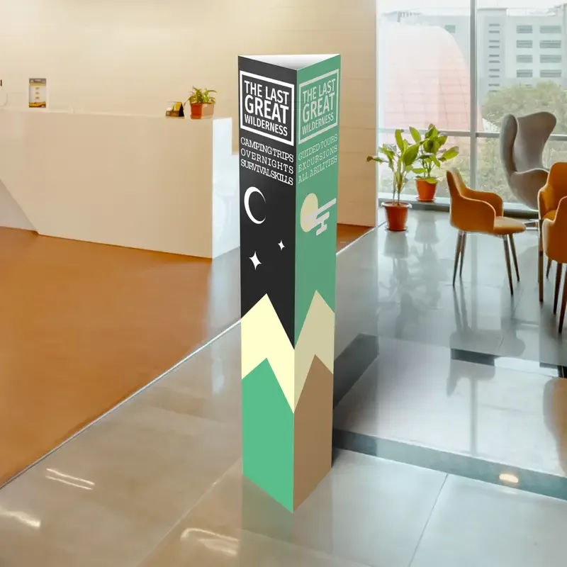 Cardboard Totem Stands