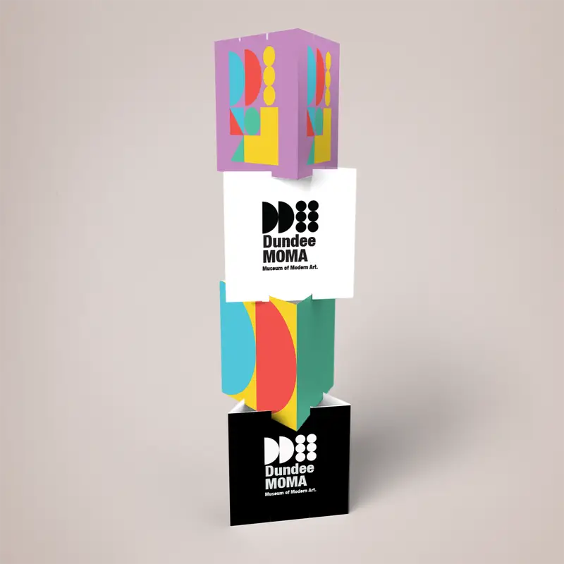 Printed Stacking Cardboard Totem Stand
