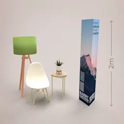 2 Metre Tall Totem Stands Thumbnail