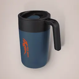 Branded Blue Travel Mug Thumbnail