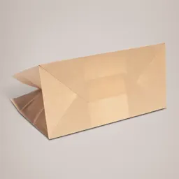 Printed Brown Paper Takeaway Bags - Bottom Thumbnail