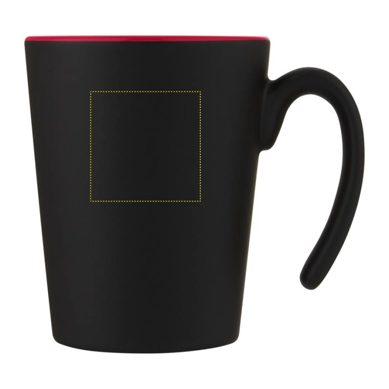 Wave-handled mug for printing