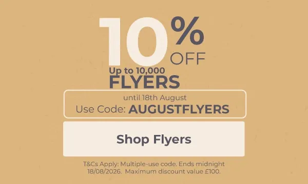 10% off up to 10,000 flyers
