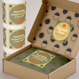 Square Labels on a Roll | Recommend - Removable Paper Gloss Thumbnail