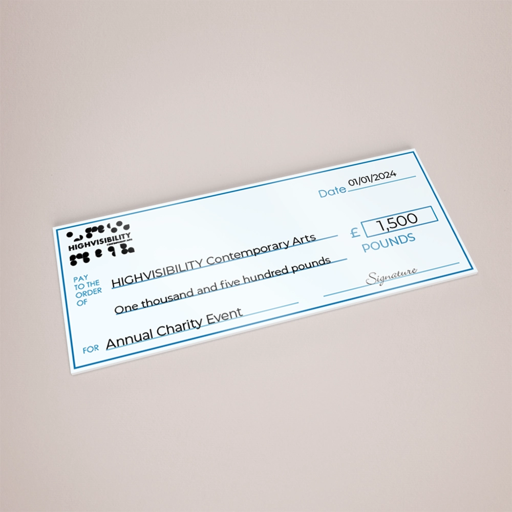 Create Your Own Giant Cheques