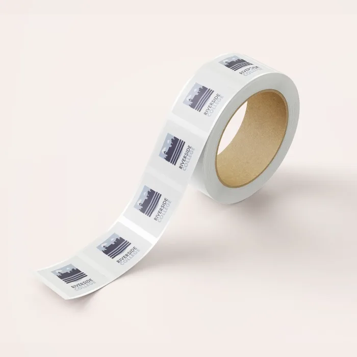 Branded sticky labels
