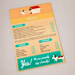 Waterproof Menu Thumbnail