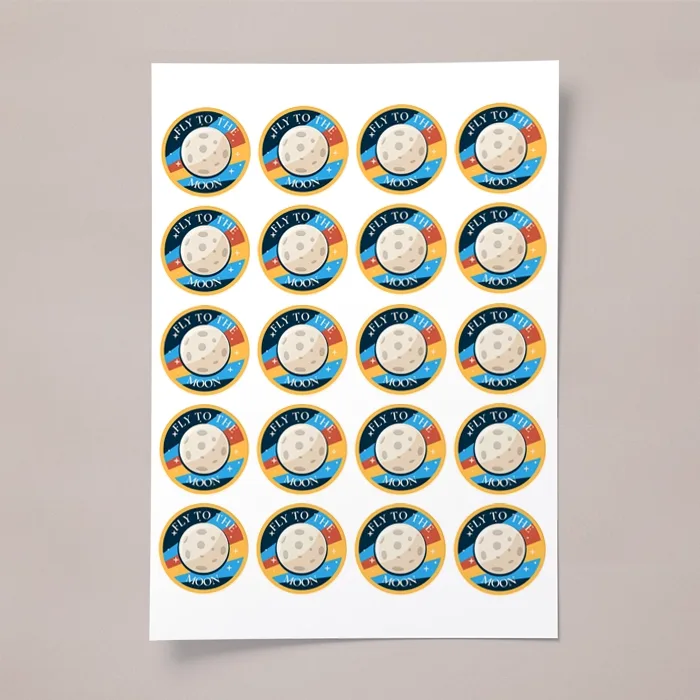 Stickers On A Sheet - Same Size product image
