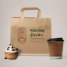 Small Full Colour Printed Takeaway Bags Thumbnail