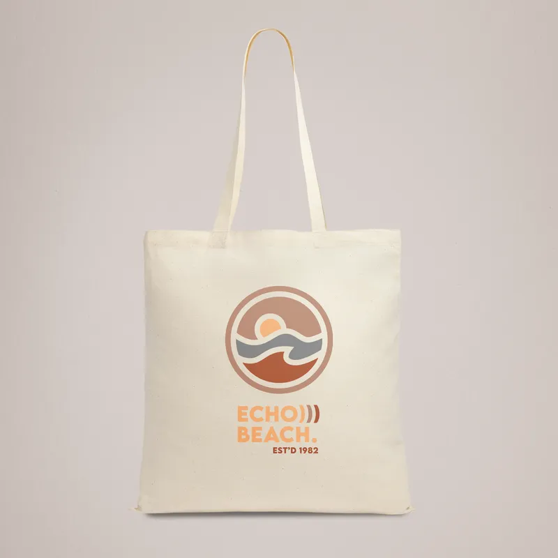 Brandable natural tote bag