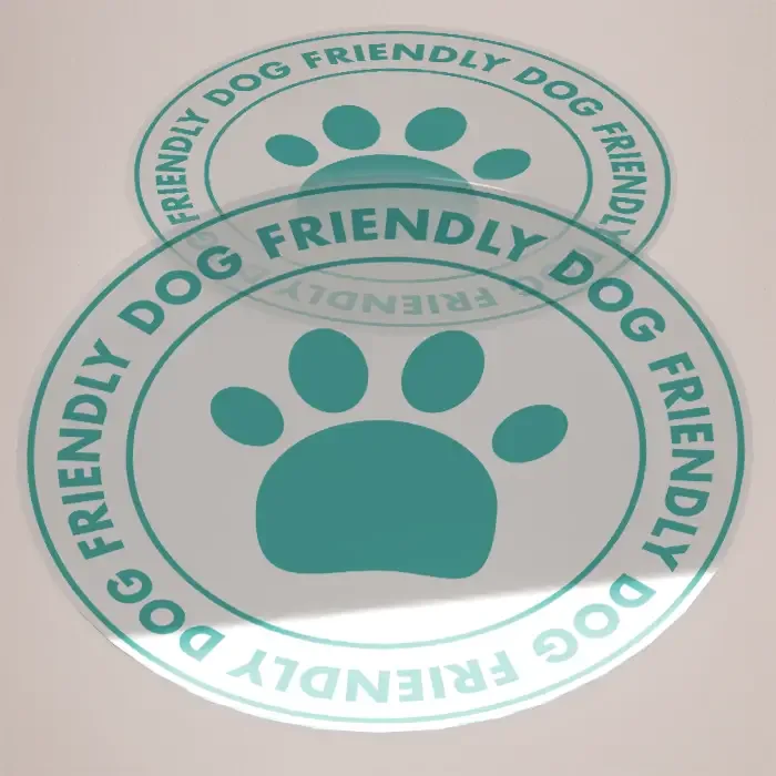 Static Cling Transparent Film Labels