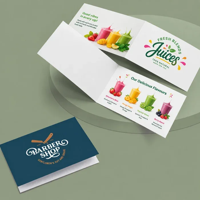 Folded Business Cards