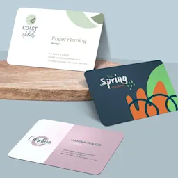 Rounded Corner Business Cards Thumbnail
