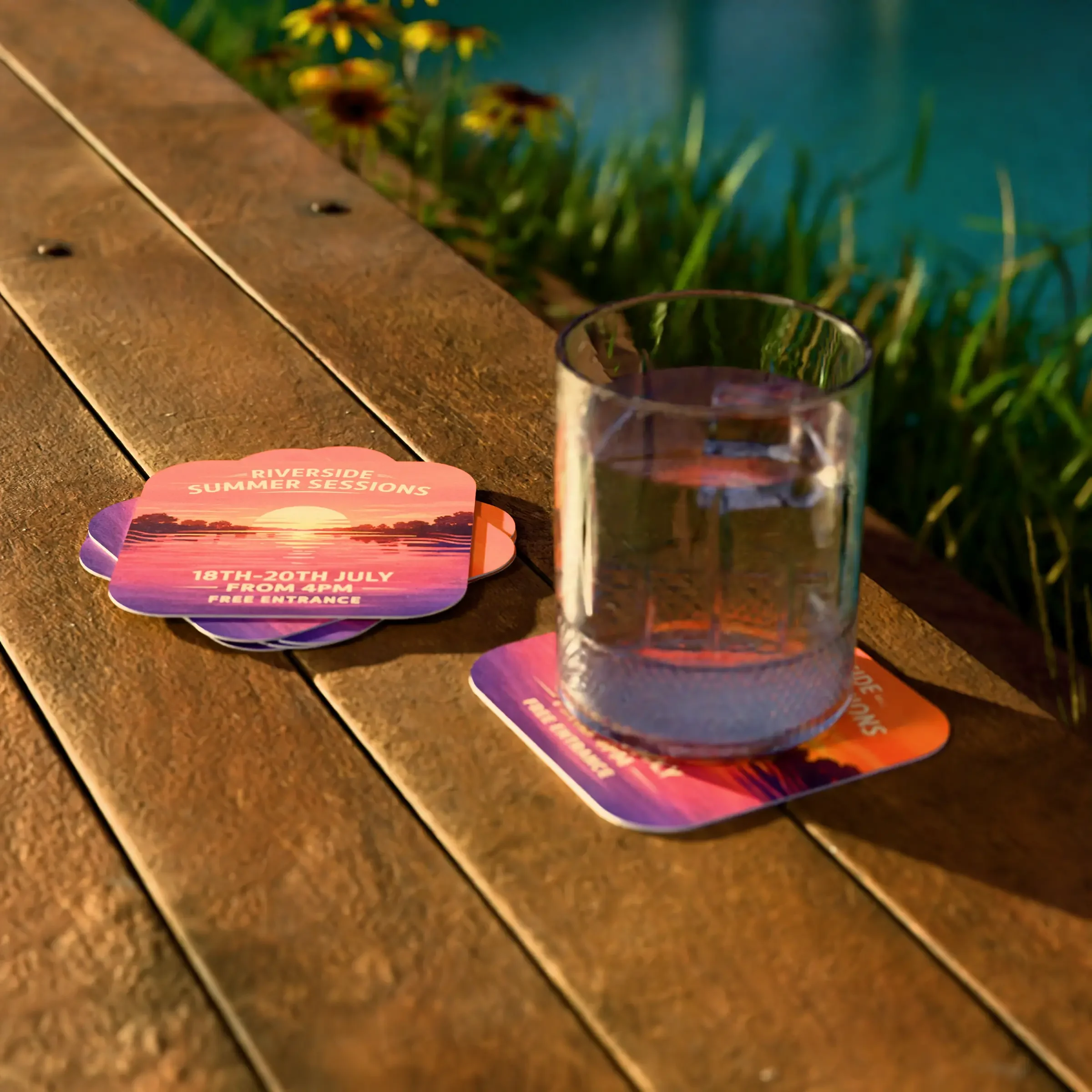 Custom Printed Paper Coasters