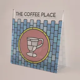 Clear acrylic sign (Plexiglas®) Thumbnail