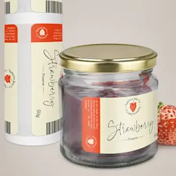 Jar Labels | Recommend - Polypropylene Deluxe White (Gloss) Thumbnail