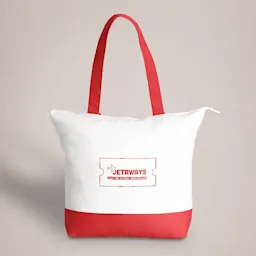 Zipped Cotton Tote Bag Thumbnail