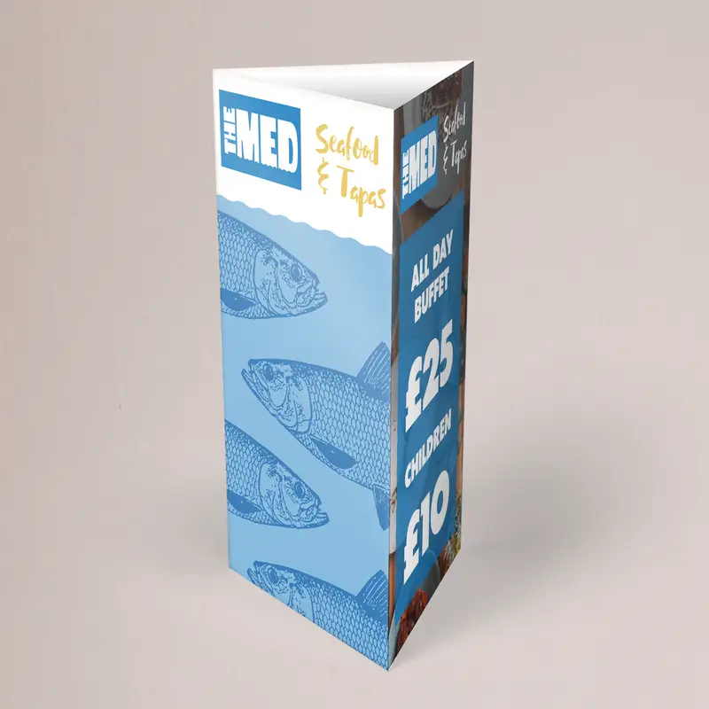Printed Table Talker Menu