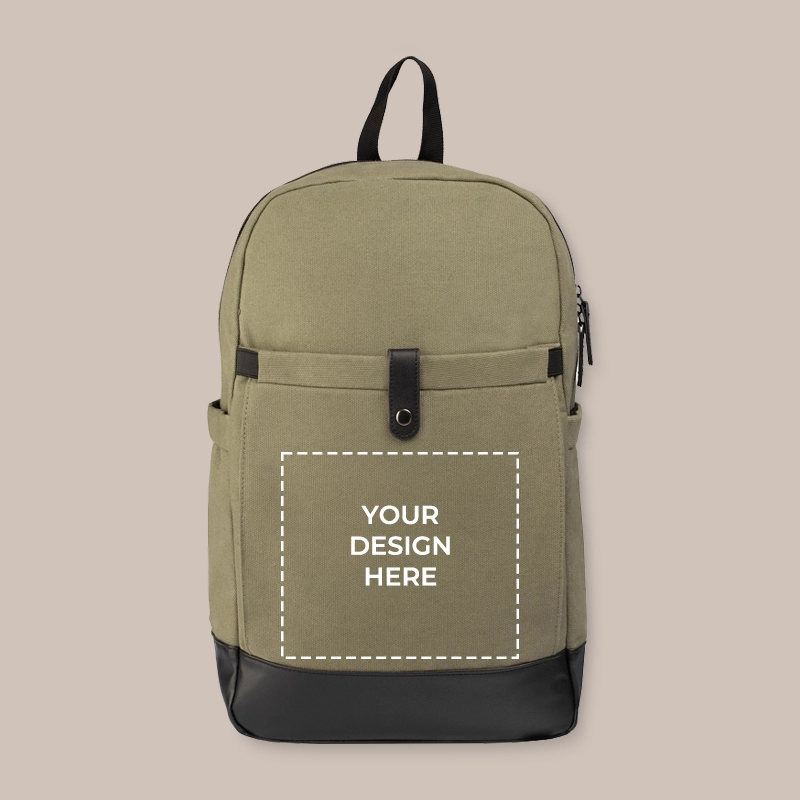 Recycled canvas backpack
