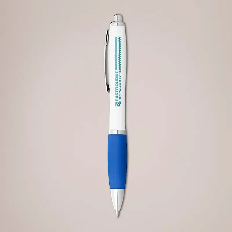 Printed pens - blue grip