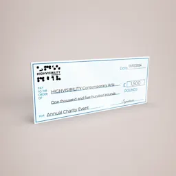 Custom Giant Cheques Thumbnail