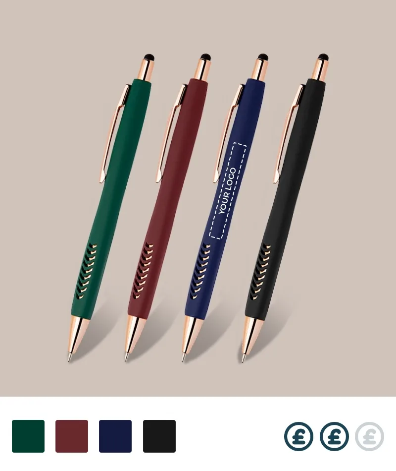 Custom printed Soft Rose Gold Stylus Pen