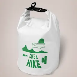 Survivor 5 litre waterproof roll-down bag - White Thumbnail