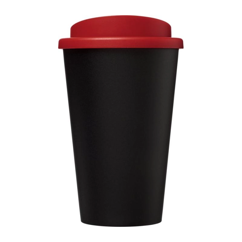 Solid Black/Red