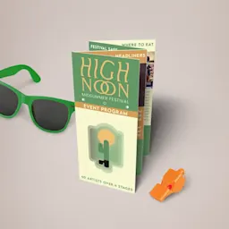 Folded Event Programs - W Fold Thumbnail
