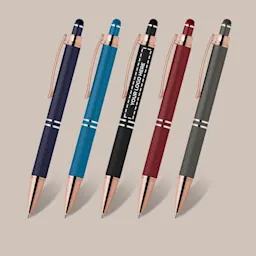Faskally Soft Touch Rose Gold Stylus Pen Thumbnail